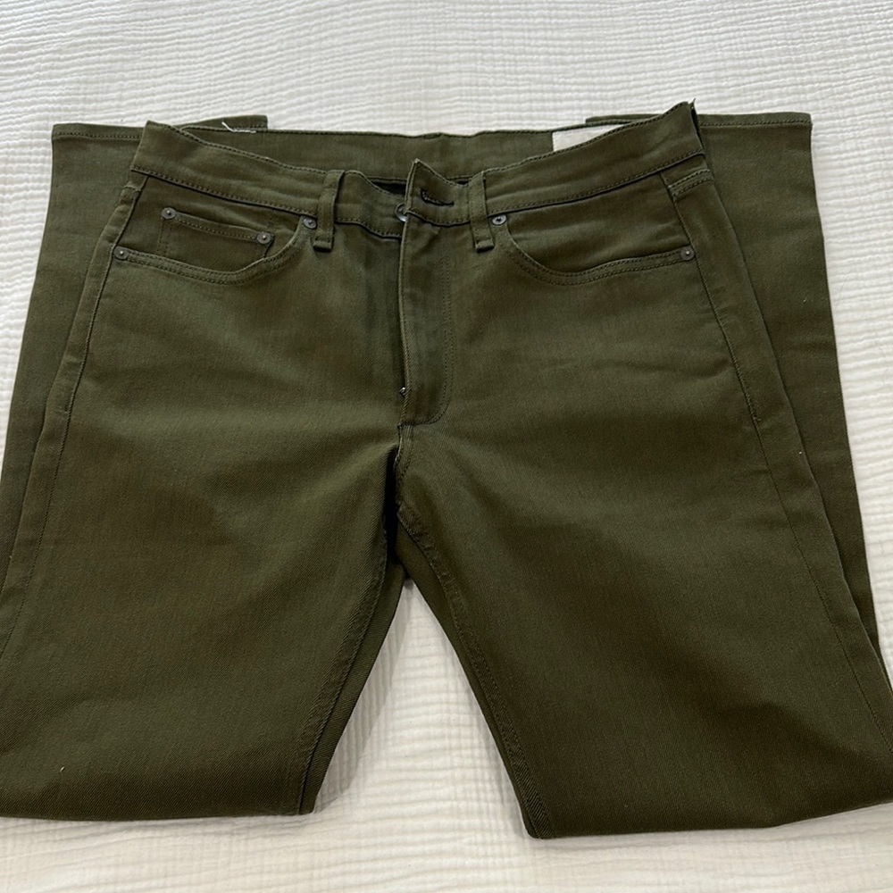 Rag and bone Olive Green Men's Jeans